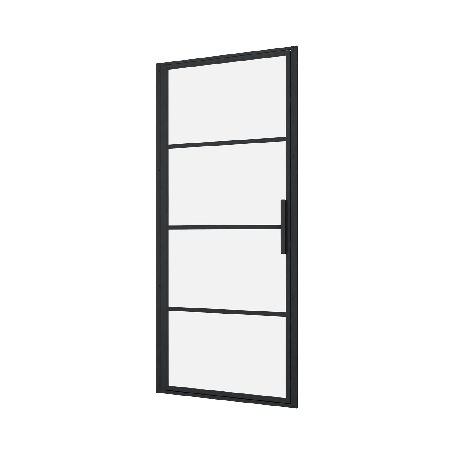 Shower Door 32 In Alcove In Matte Black shower-door-32-in-alcove-in-matte-black